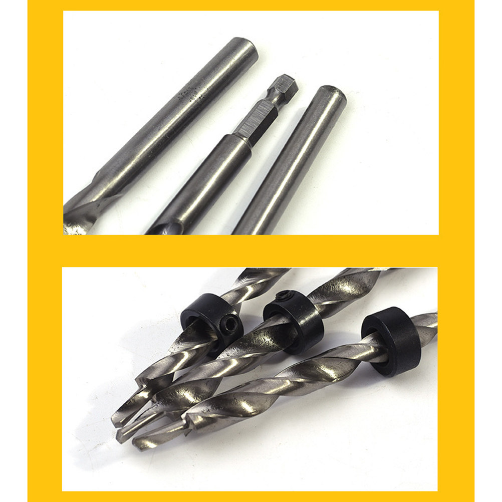 Woodworking Drills - Hex Shank Drill Bit Set 9.5Mm