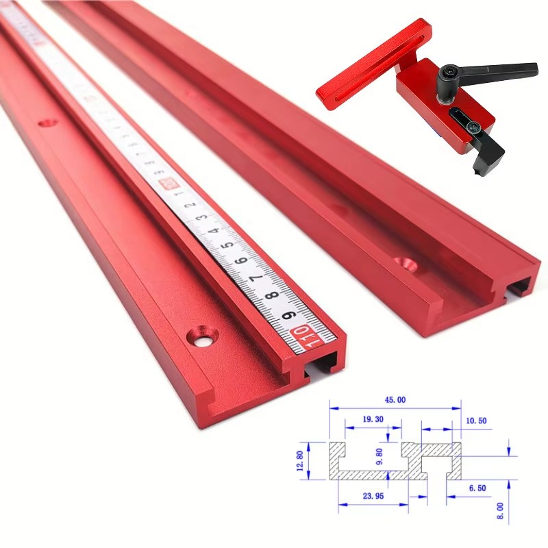 Woodworking Plans - 1PC Chute Aluminium alloy T-tracks Model