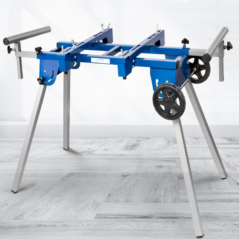 Woodworking Plans - Portable Aluminum Machine Miter Saw Cutting