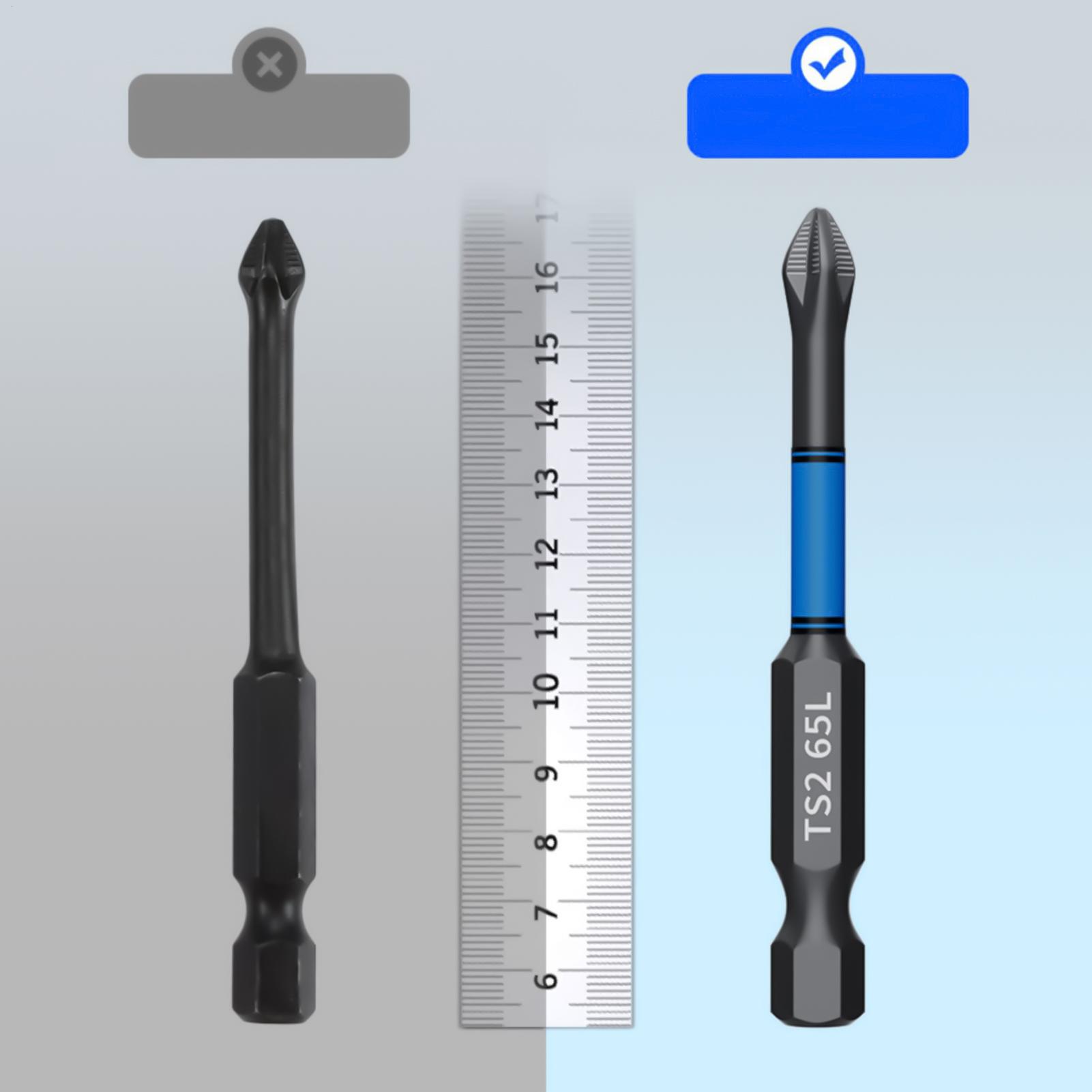 Woodworking Drills - Drill Screwdriver Bit Set 6-Piece Magnetic