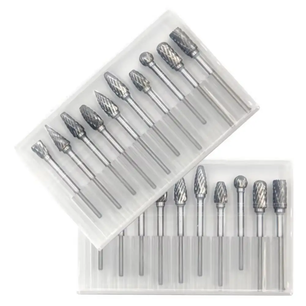Woodworking Diy - 10PCS Carbide Rotary Burr Set 3mm