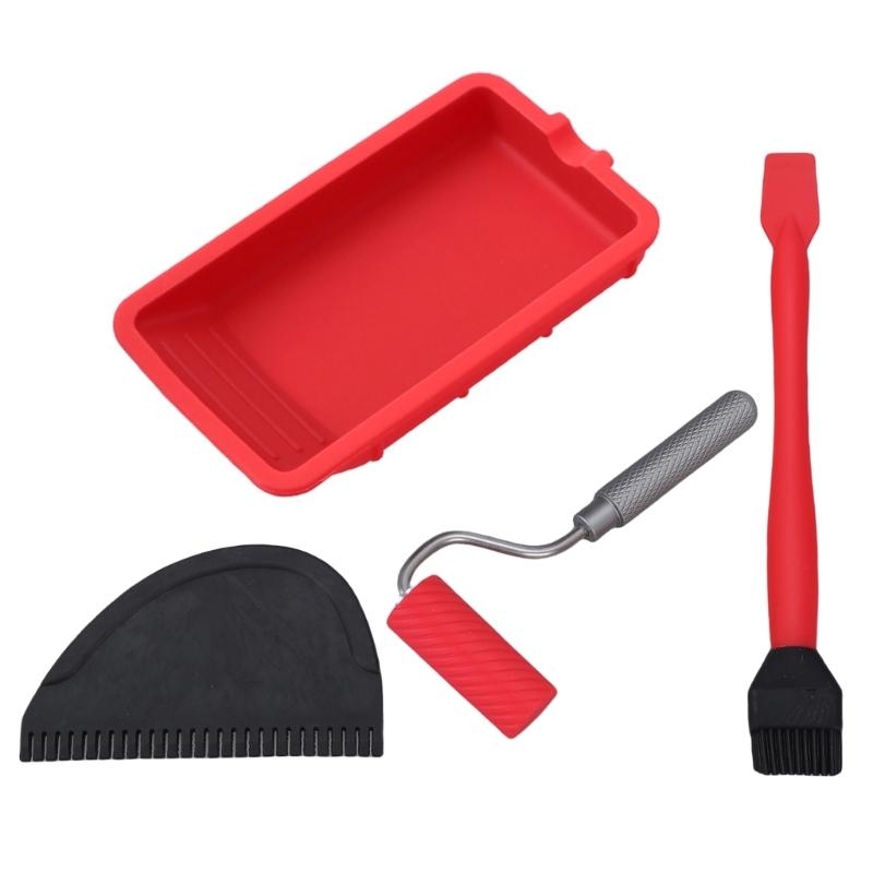Woodworking Glue Applicator - Woodworking Brush Tool Set Soft Silicone