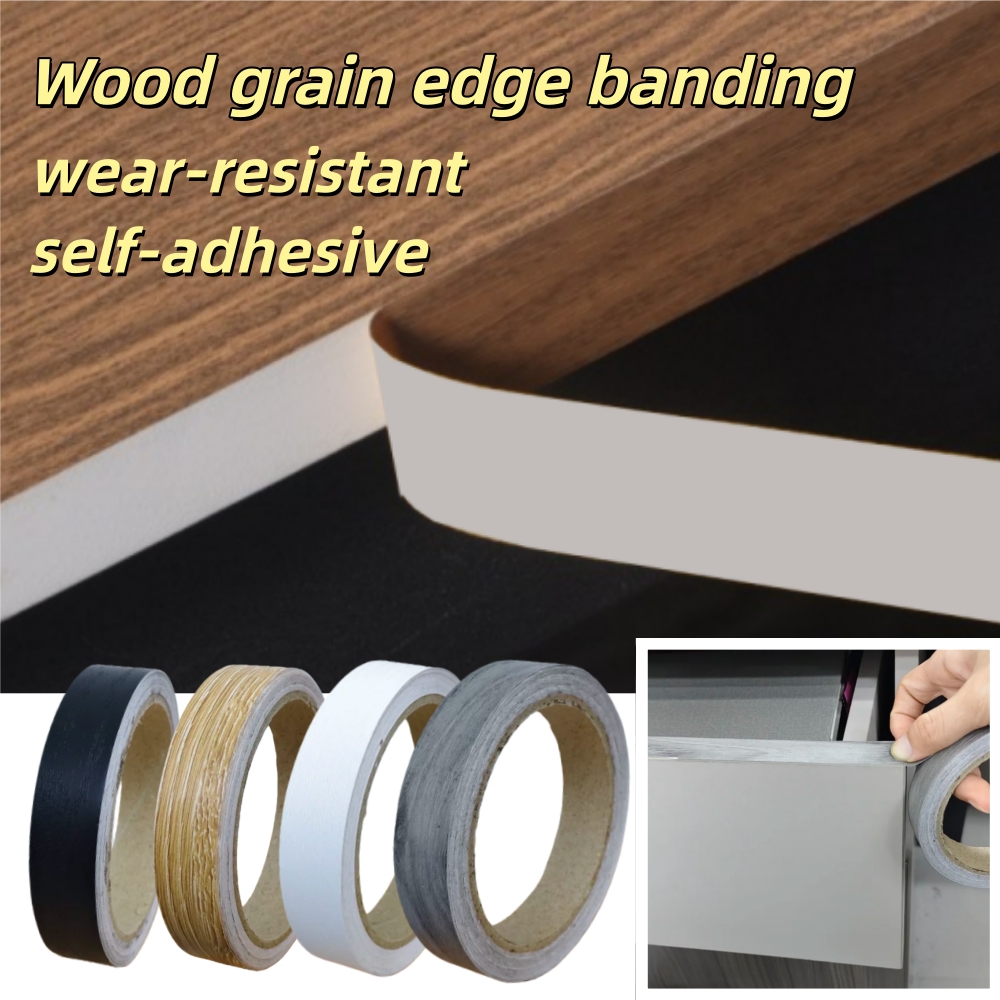 Woodworking Plans - 1pc 10mX1/1.5/2cm Wood Grain PVC Edge