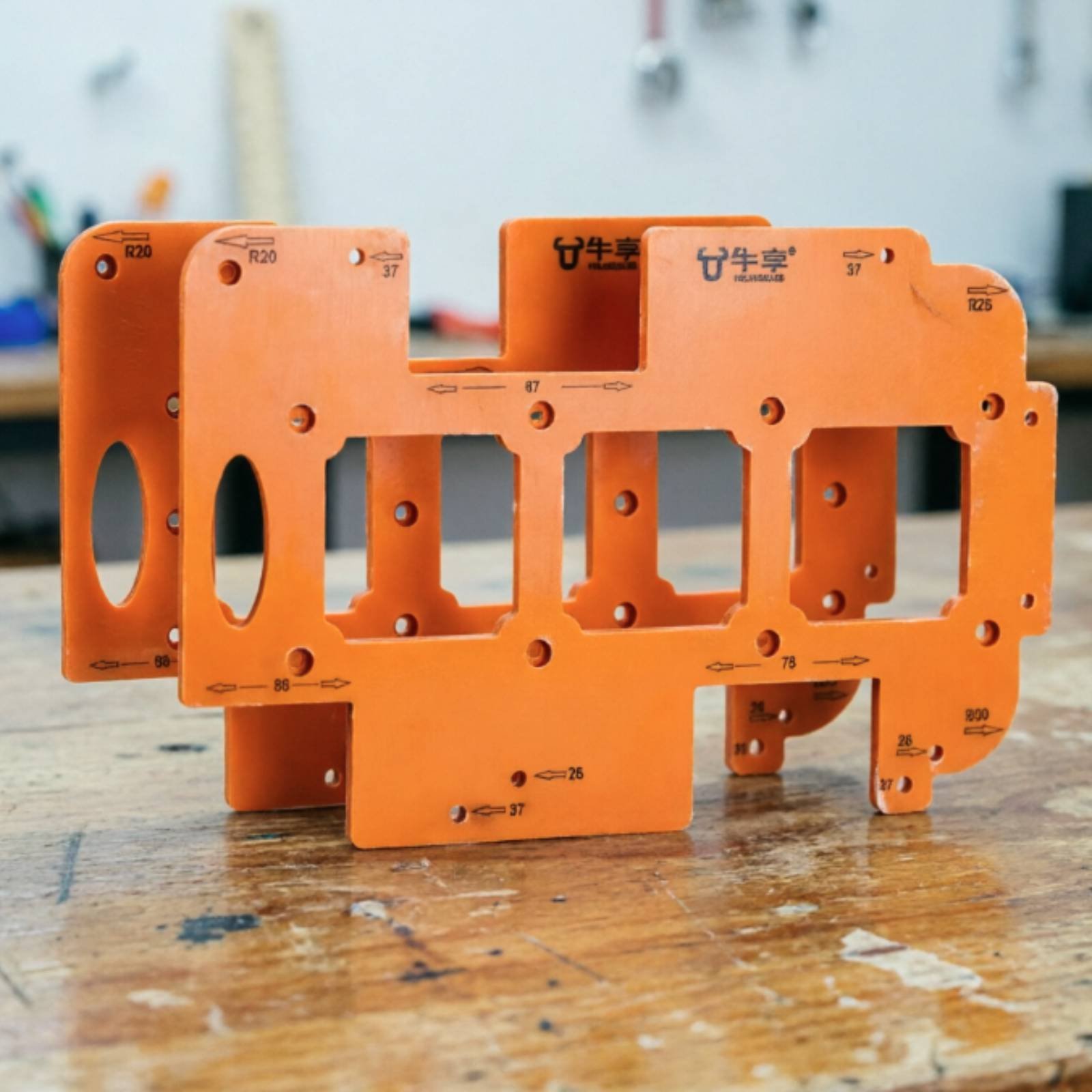 Woodworking Hand Tools - Cabinet Hole Jig Multi-Purpose Switch Cutout