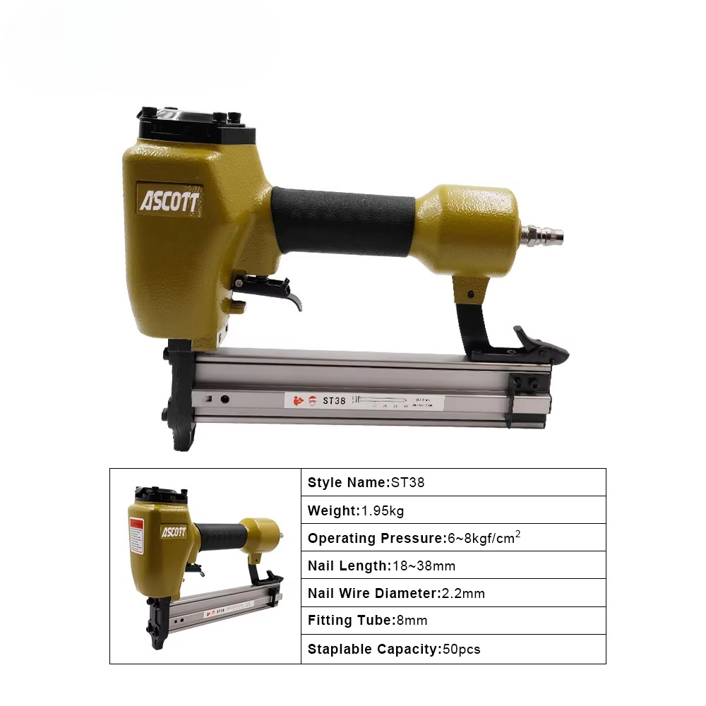 Woodworking Diy - ST38 14GA Heavy Pneumatic Nailer for
