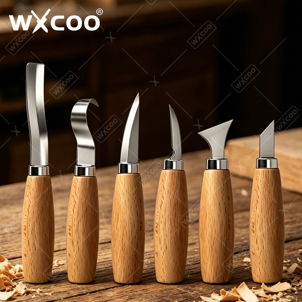 Woodworking For Beginners - WXCOO Ergonomic Wood Carving Hook Chisel