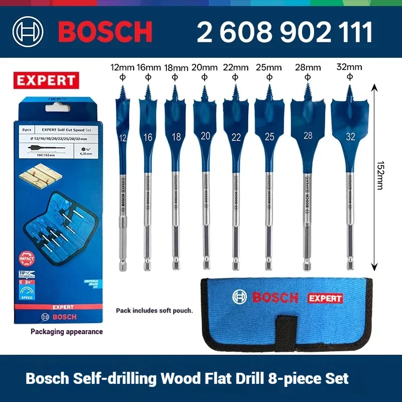 Woodworking Drills - Bosch EXPERT Self Cut Speed Spade