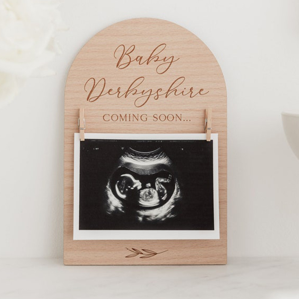 Personalised Pregnancy Announc - Woodworking Laser recension och pris