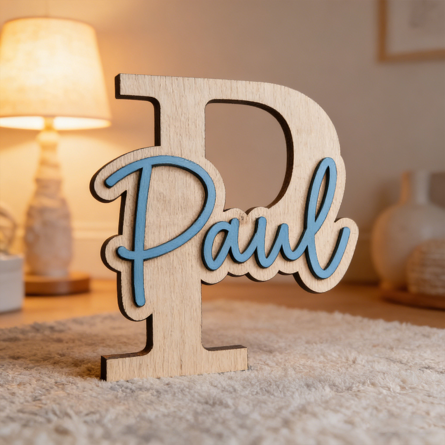 1pc Customizable Wooden Letter - Woodworking Laser recension och pris