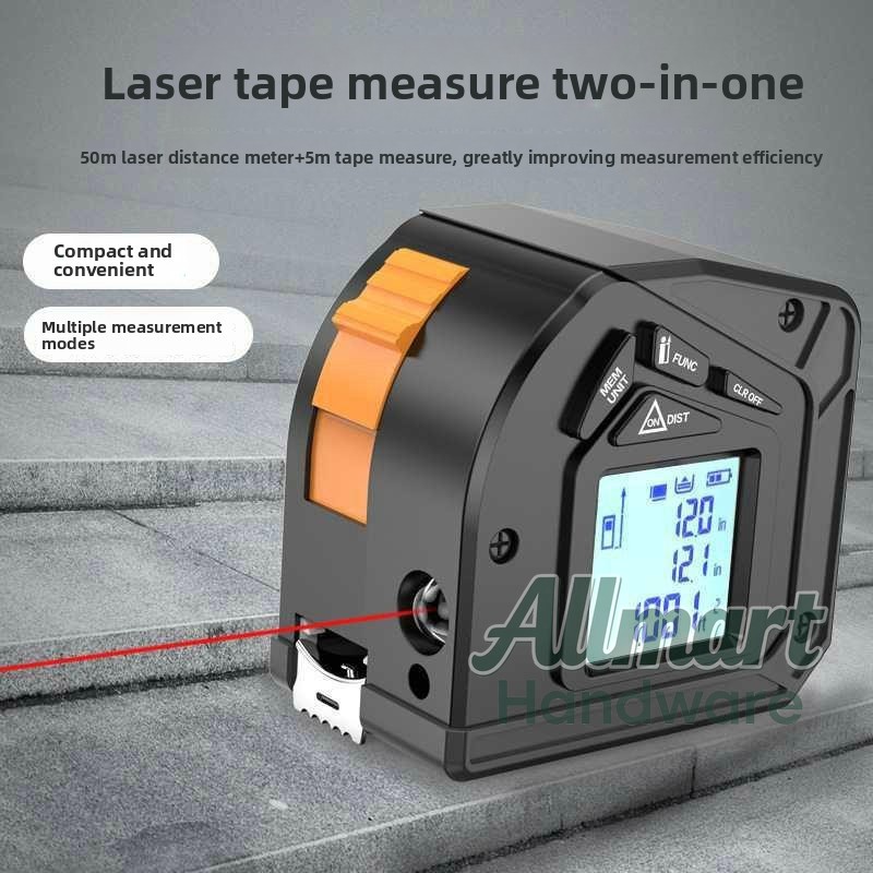 50m Laser Rangefinder with 5m  - Woodworking Laser recension och pris