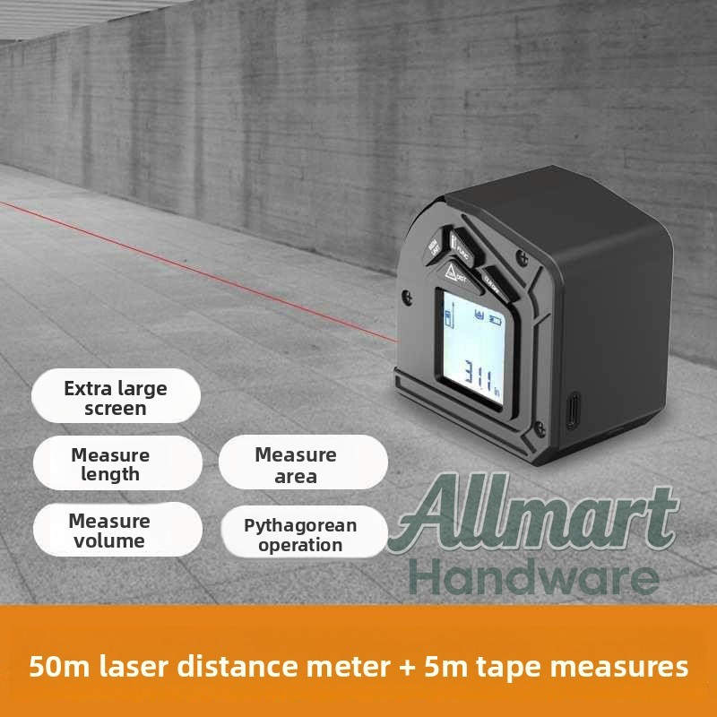 50m Laser Rangefinder with 5m  - Woodworking Laser recension och pris