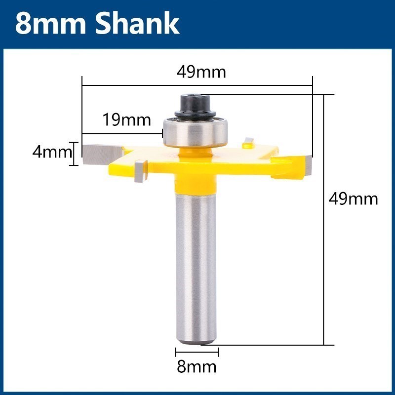 XCAN Router Bits T Type Slotti - Woodworking Rabbet recension och pris