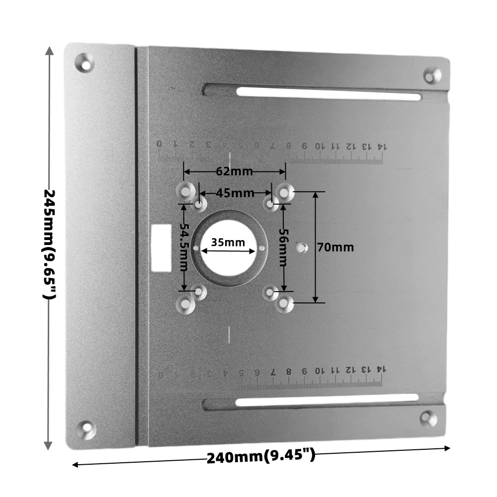 Aluminium Router Table Insert  - Woodworking Plans recension och pris