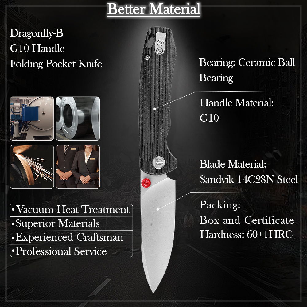 TRIVISA Folding Knife for Men, - Woodworking Gifts For Men recension och pris