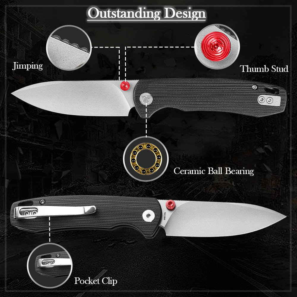 TRIVISA Folding Knife for Men, - Woodworking Gifts For Men recension och pris