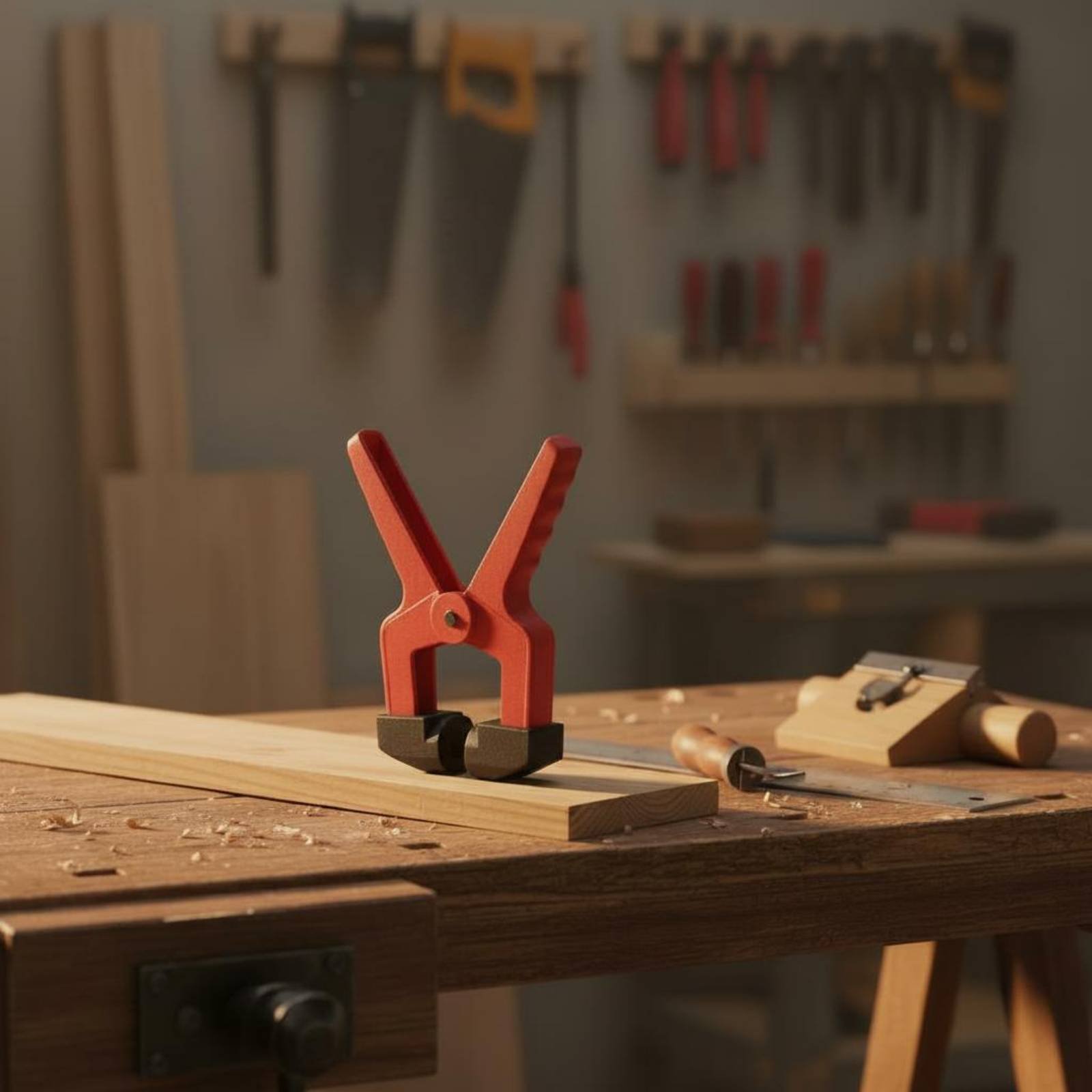 Triangular Clamp Clamp Red Col - Woodworking Hand Tools recension och pris