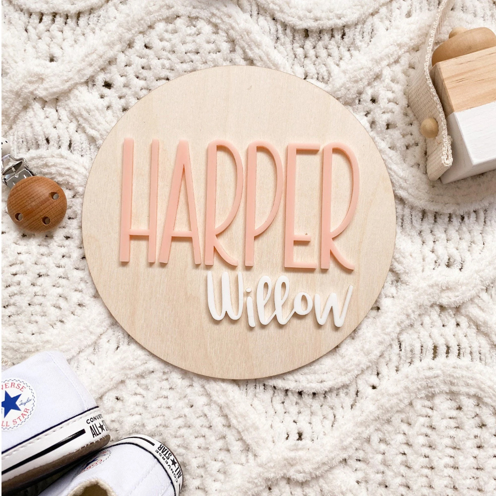 Personalised Birth Announcemen - Woodworking Laser recension och pris