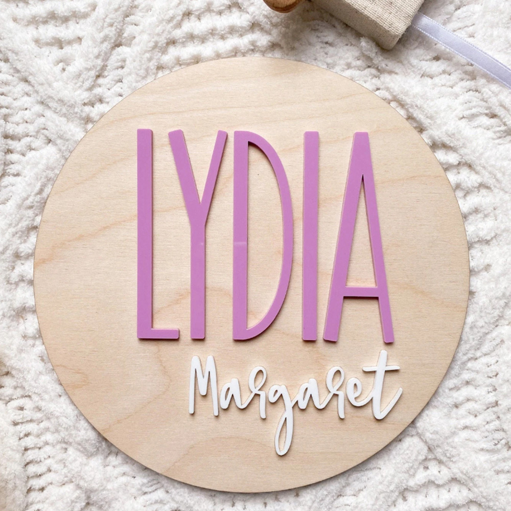 Personalised Birth Announcemen - Woodworking Laser recension och pris