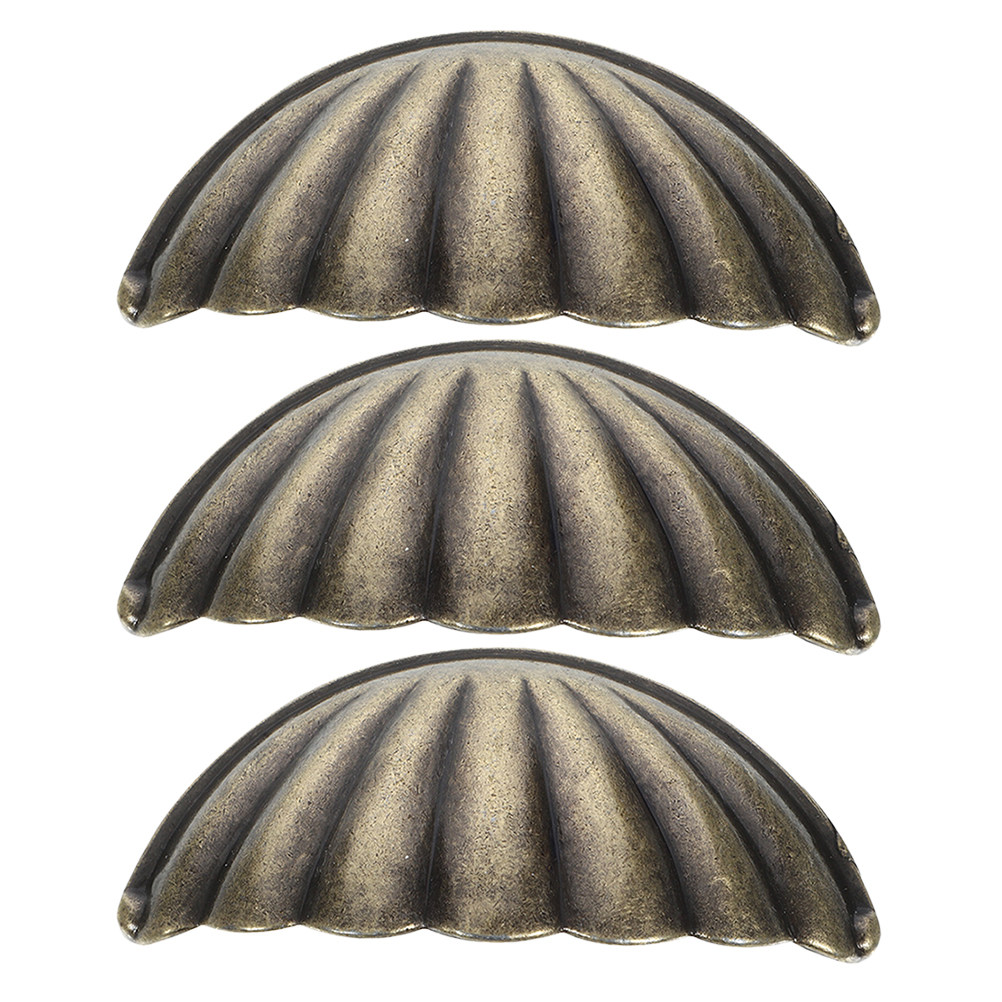 3Pcs Shell Inspired Cabinet Ha - Woodworking Inspiration recension och pris
