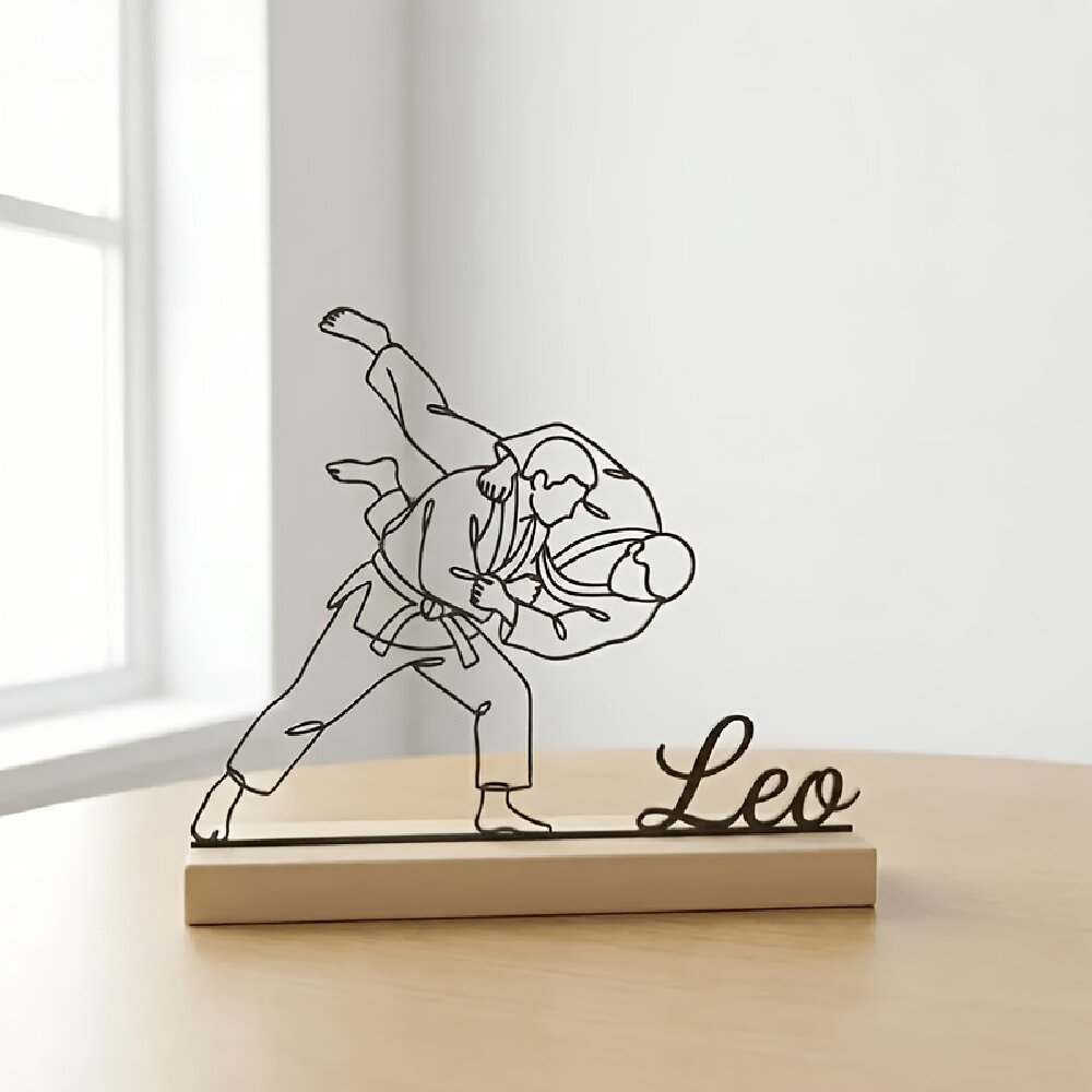 Custom Engraved Judo Martial A - Woodworking Laser recension och pris