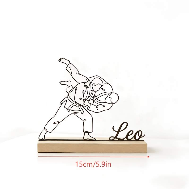 Custom Engraved Judo Martial A - Woodworking Laser recension och pris