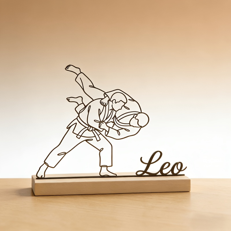 Custom Engraved Judo Martial A - Woodworking Laser recension och pris