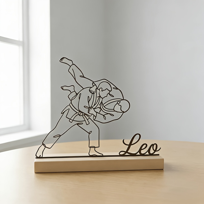 Custom Engraved Judo Martial A - Woodworking Laser recension och pris