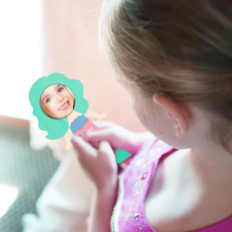 12PCS Mermaid Wooden Mirror Ha - Woodworking For Beginners recension och pris