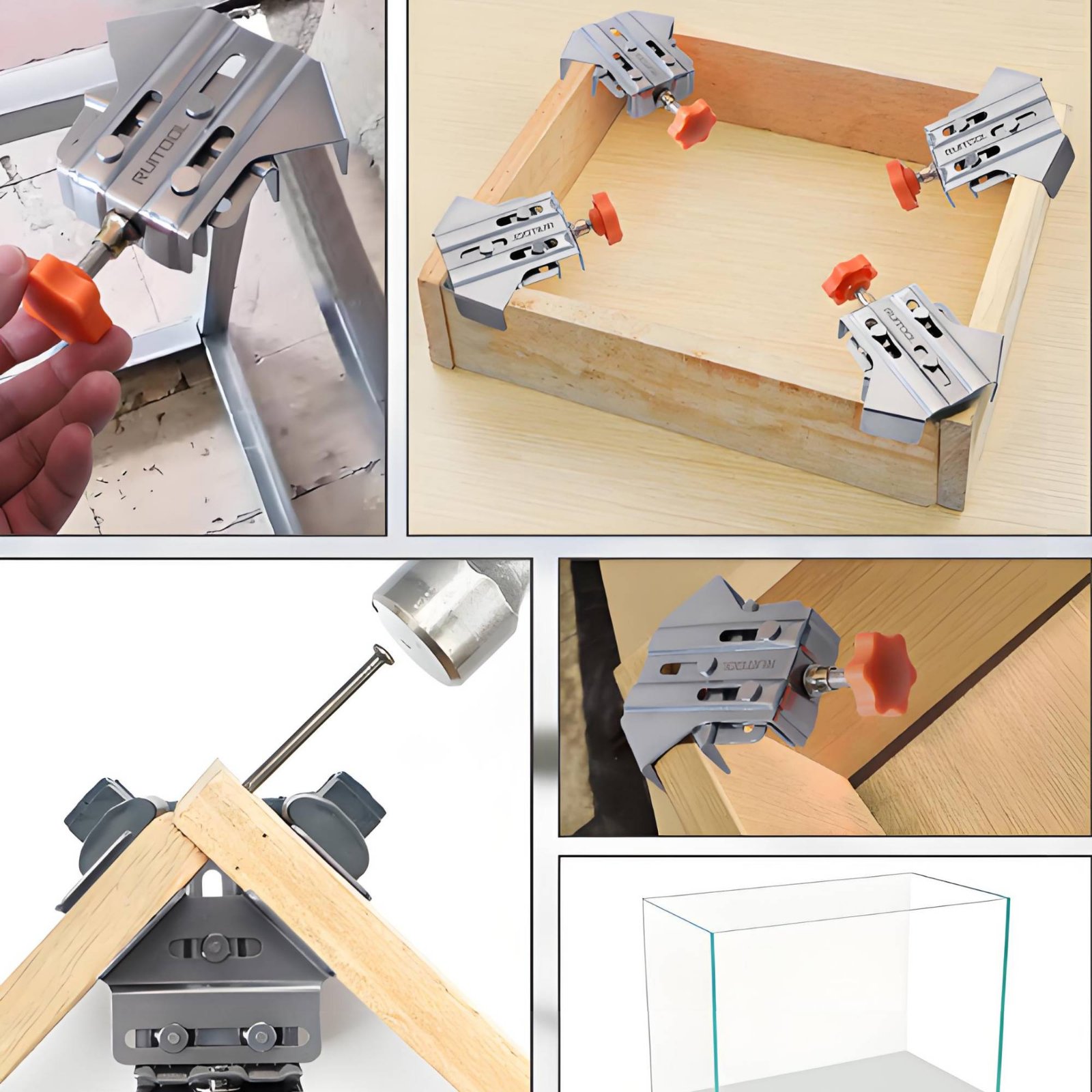 90 Degree Corner Clamp Stainle - Woodworking Diy recension och pris
