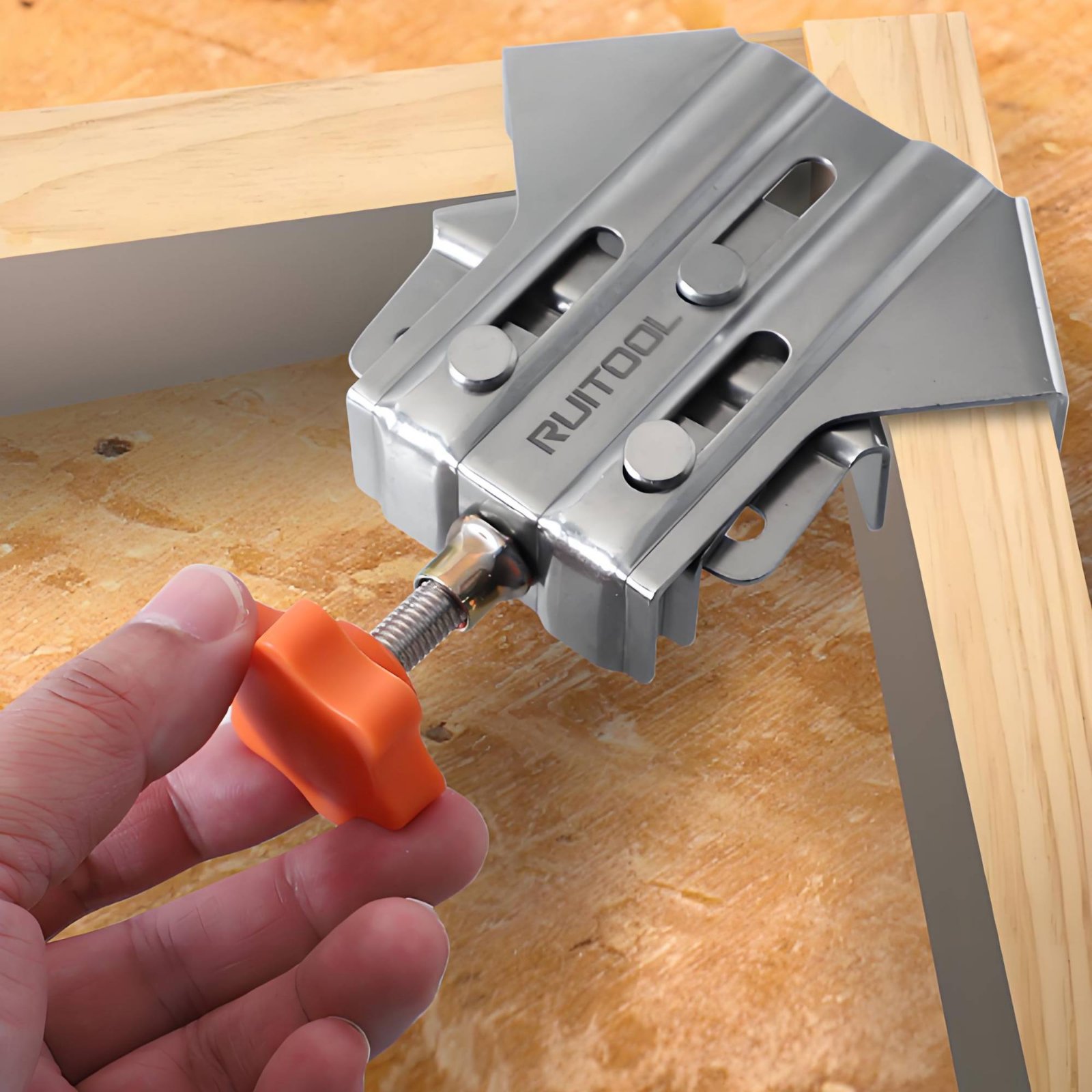 90 Degree Corner Clamp Stainle - Woodworking Diy recension och pris
