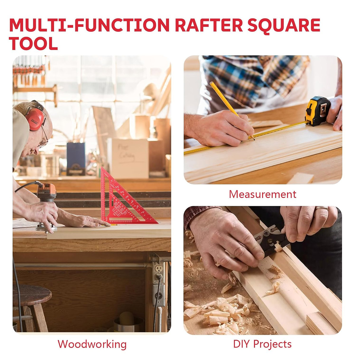 Aluminum Alloy Speed Square Hi - Woodworking Company recension och pris
