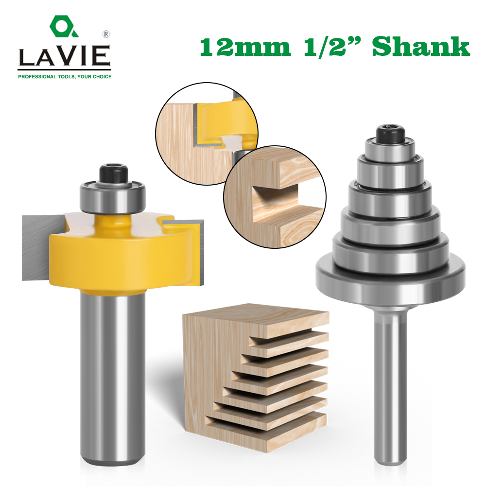 2PC 12mm 1/2 Shank  Rabbet T T - Woodworking Rabbet recension och pris