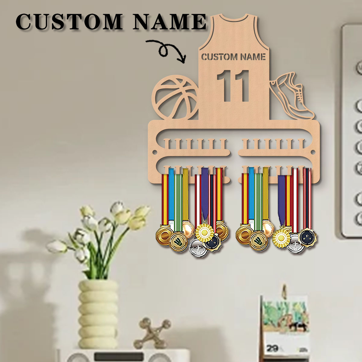 1pc Custom Wooden Basketball M - Woodworking Laser recension och pris