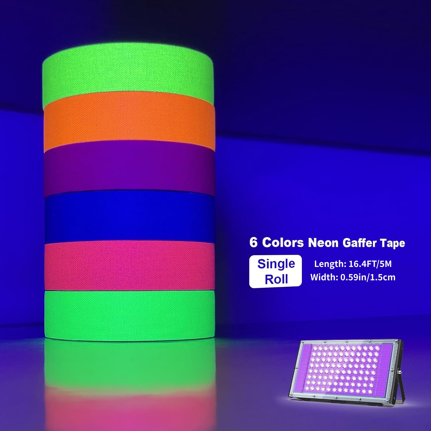 Neon light cloth tape, UV part - Woodworking Uv Light recension och pris