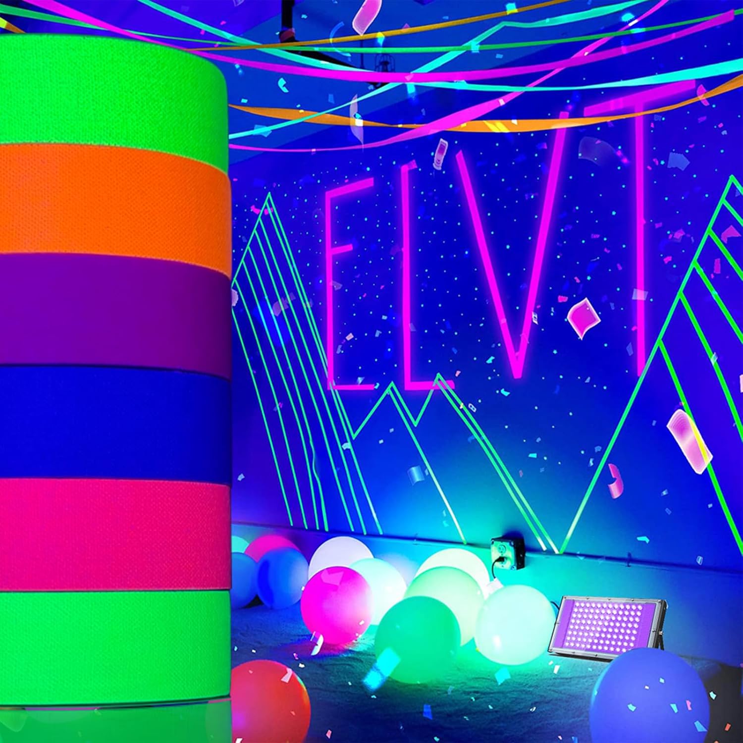 Neon light cloth tape, UV part - Woodworking Uv Light recension och pris