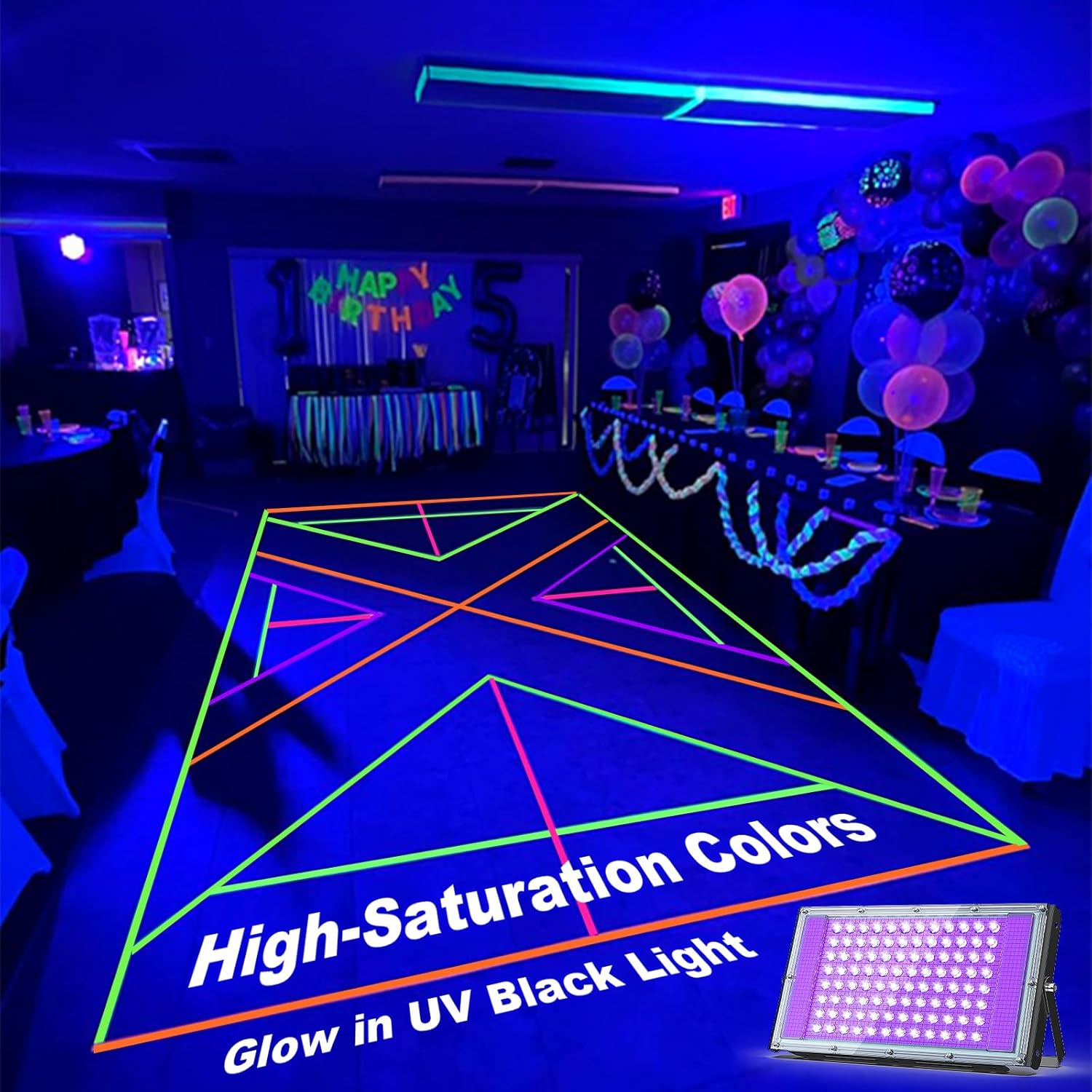 Neon light cloth tape, UV part - Woodworking Uv Light recension och pris