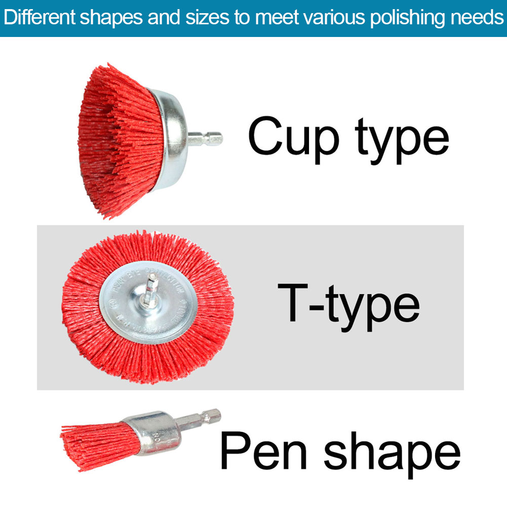Nylon Cup Brush Abrasive Wire  - Woodworking Drills recension och pris