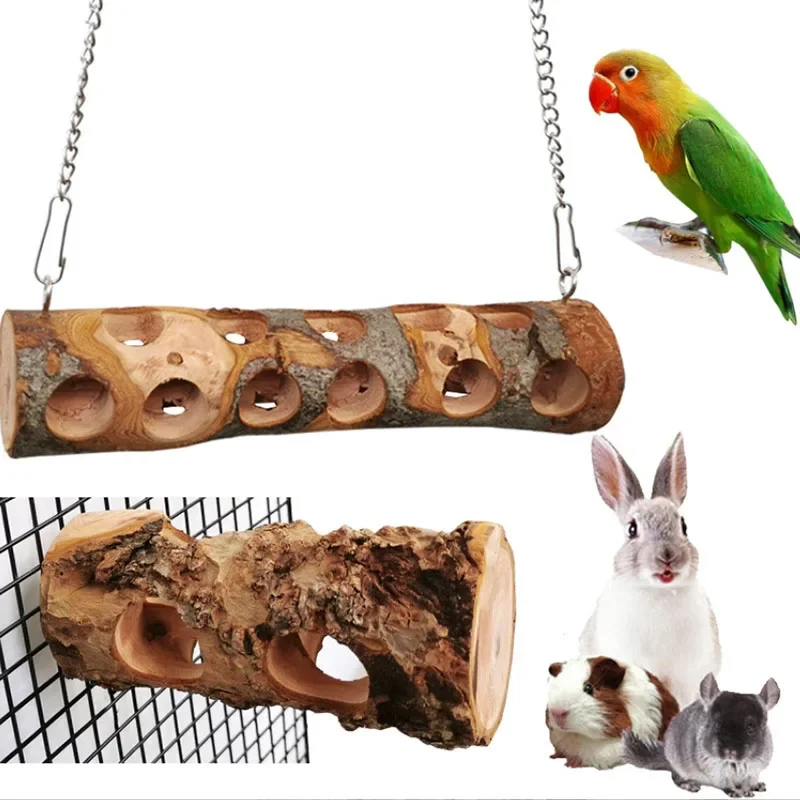 Pet Hamster Toy Natural Apple  - Woodworking Rabbet recension och pris