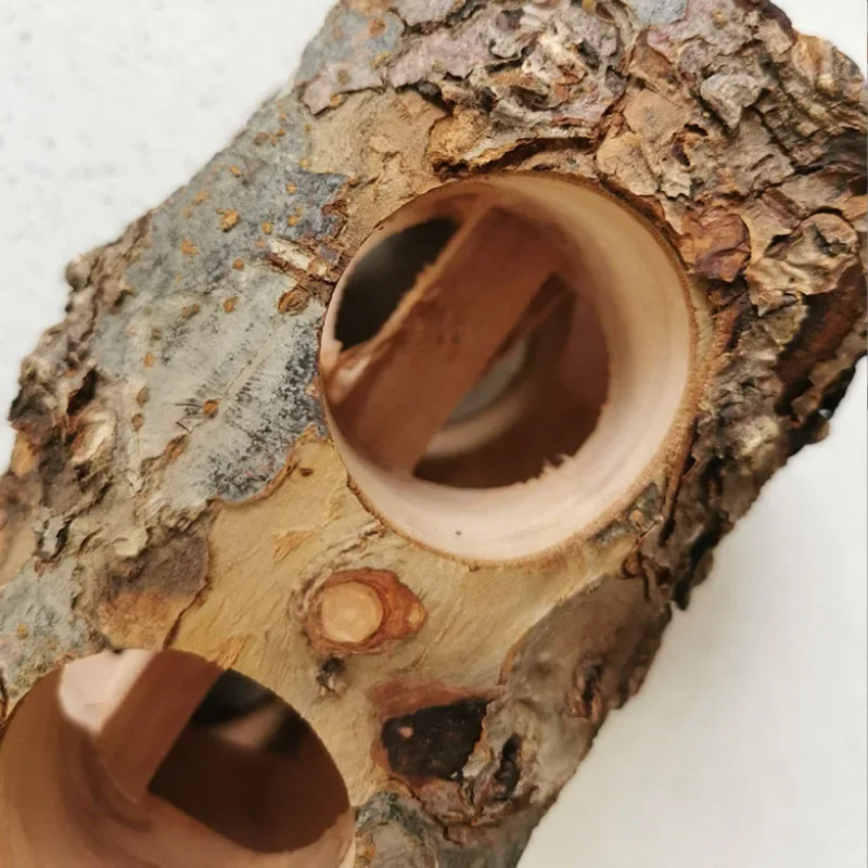 Pet Hamster Toy Natural Apple  - Woodworking Rabbet recension och pris