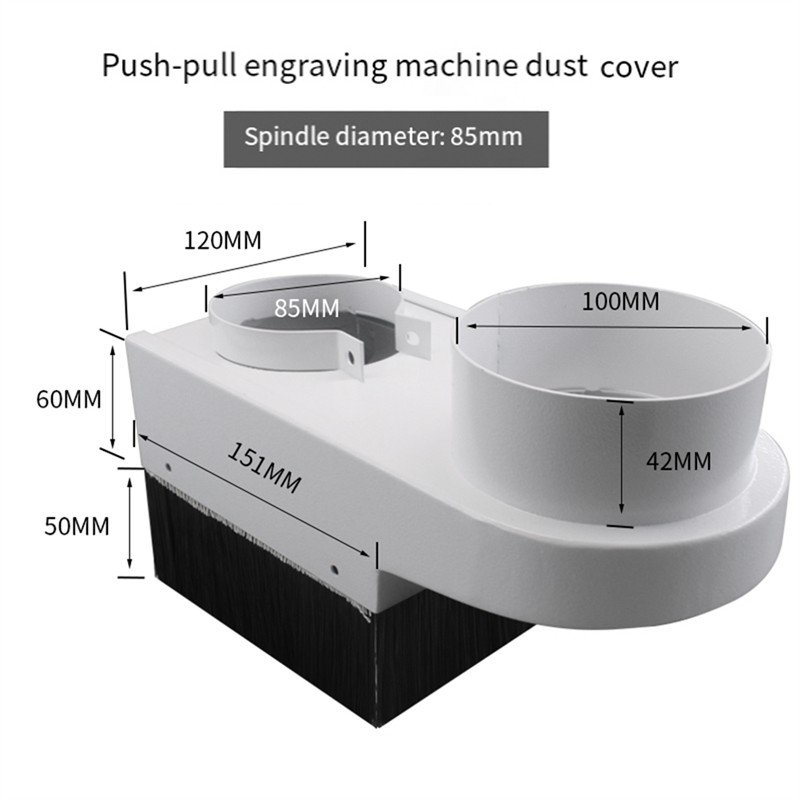 CNC Router Dust Collector Shoe - Woodworking Dust Collector recension och pris