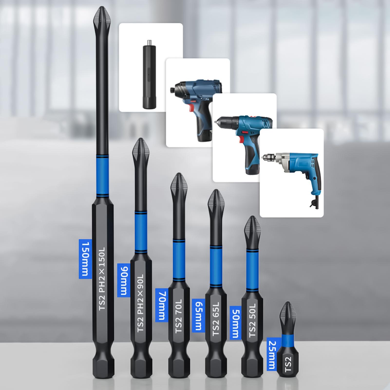 Drill Screwdriver Bit Set 6-Pi - Woodworking Drills recension och pris