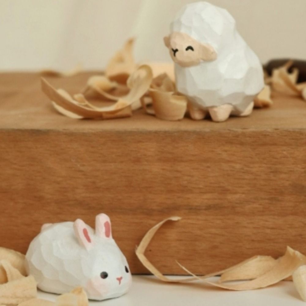 Cartoon Characters Wooden Carv - Woodworking Rabbet recension och pris