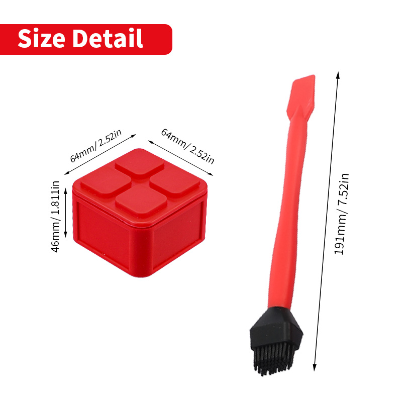 2pcs Silicone Glue Brush Kit W - Woodworking Glue Applicator recension och pris