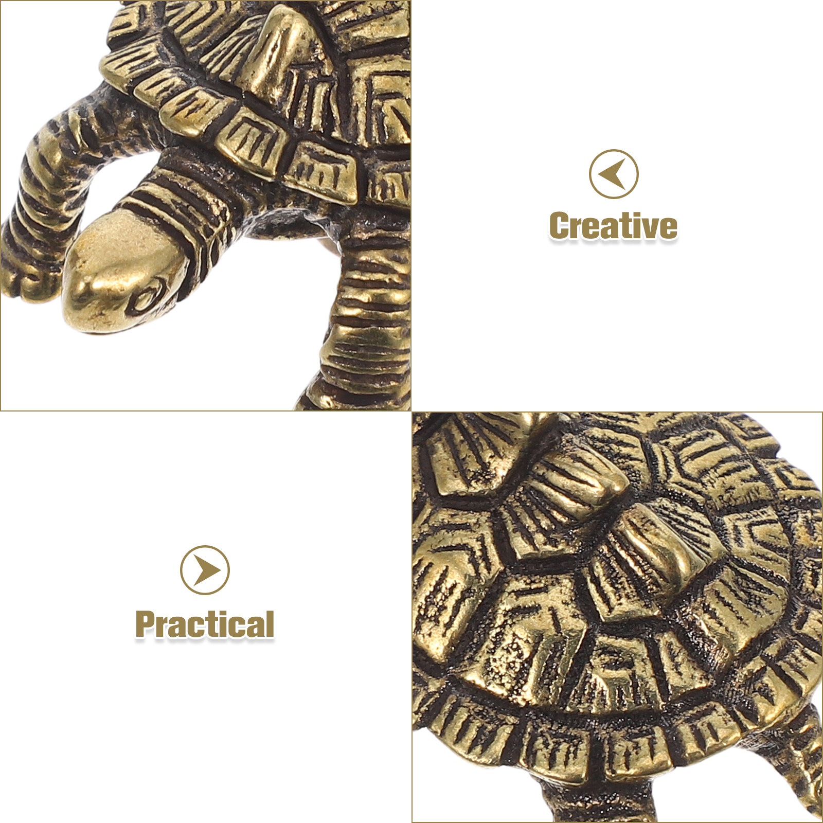 Chinese Inspired Brass Turtle  - Woodworking Inspiration recension och pris