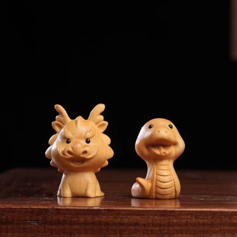 Mini Cute Wooden 12 Zodiac Sna - Woodworking Rabbet recension och pris
