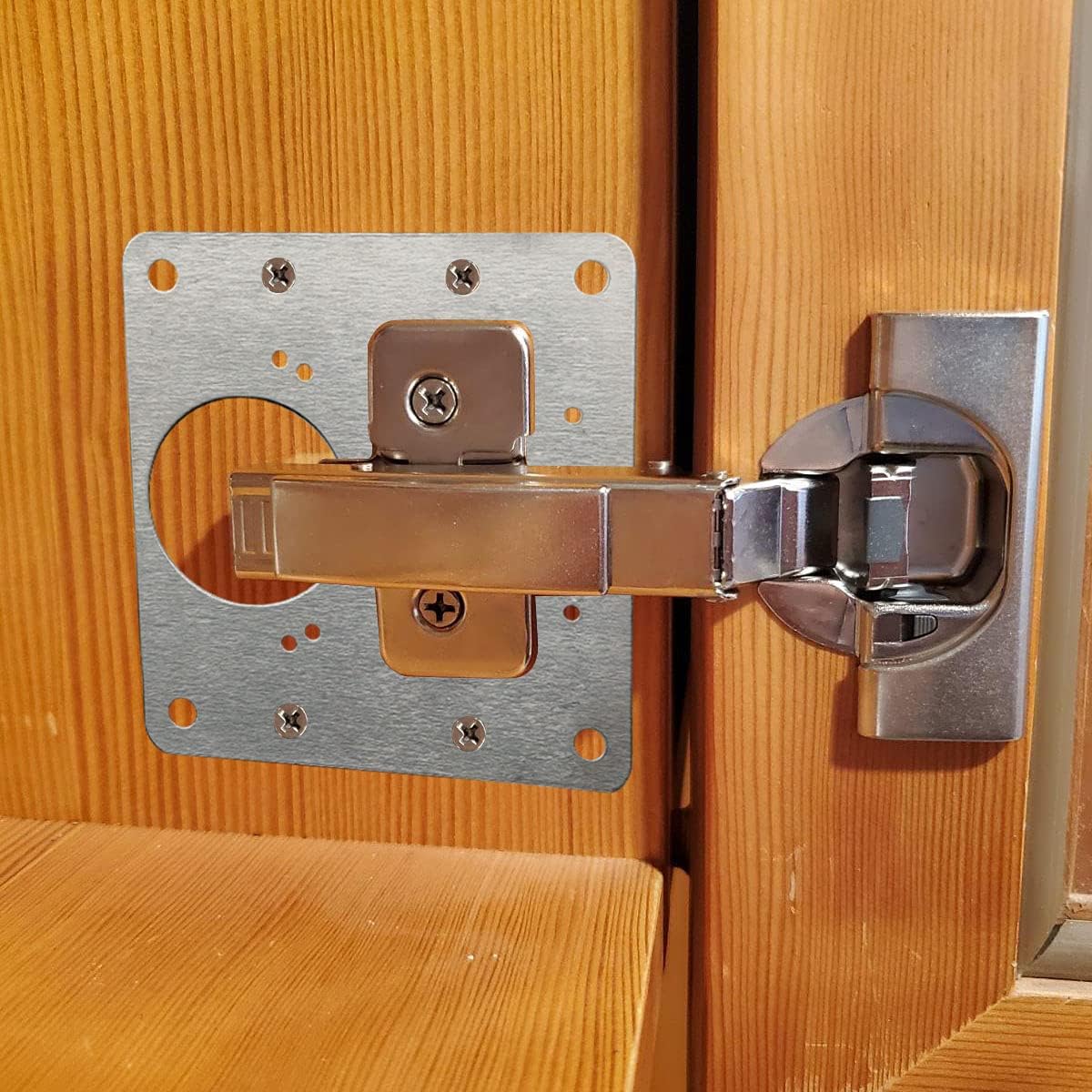Cabinet Door Hinge Repair Plat - Cabinet Scraper Set recension och pris