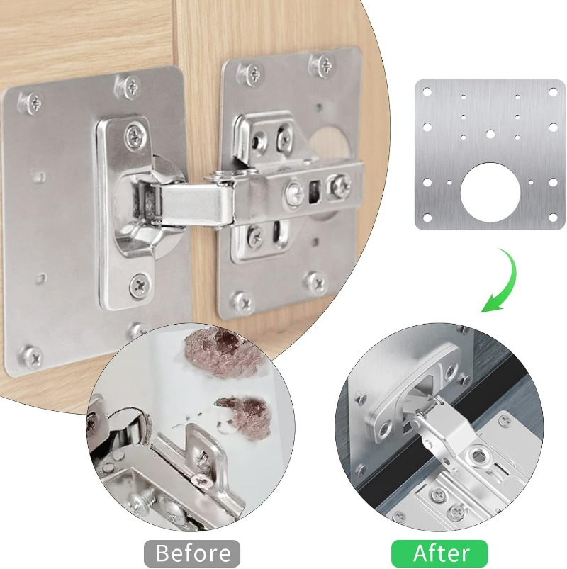 Cabinet Door Hinge Repair Plat - Cabinet Scraper Set recension och pris