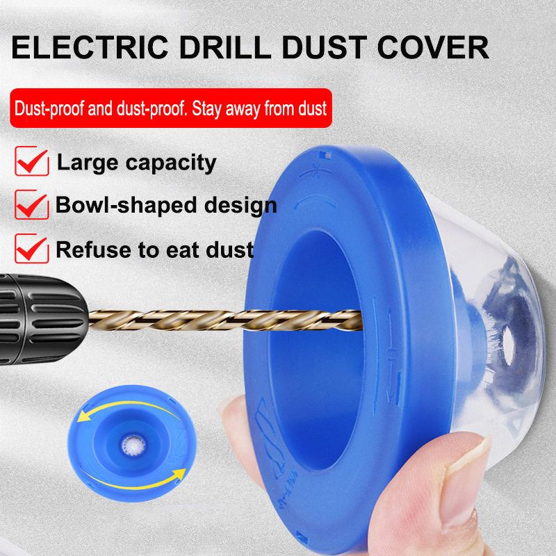 Electric Drill Dust Cover Ash  - Woodworking Dust Collector recension och pris