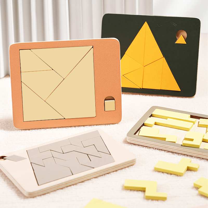 Wooden Geometric Puzzles Chall - Woodworking For Beginners recension och pris