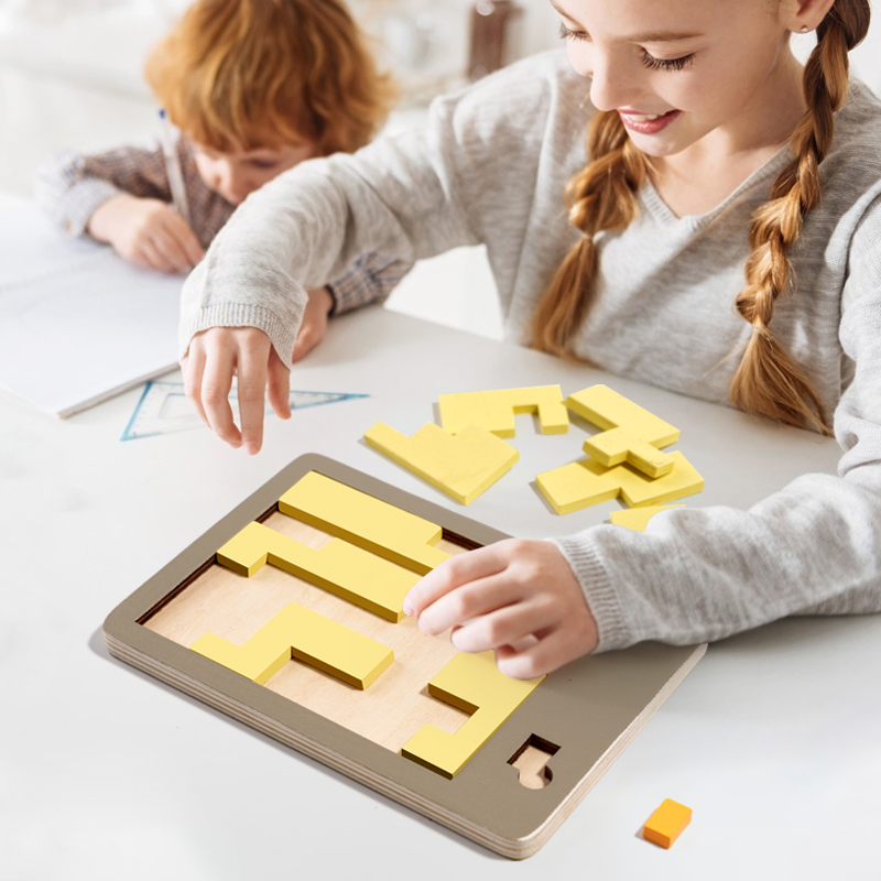 Wooden Geometric Puzzles Chall - Woodworking For Beginners recension och pris